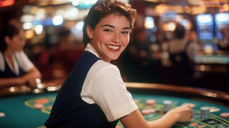 garuda188 slot mobile app interface showing live blackjack table on Android device